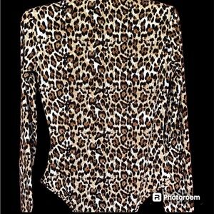 Sytung Bodysuit Longsleeve Leopard Small
